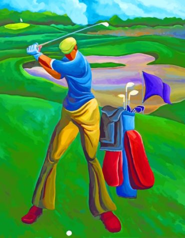 Golf Enthusiasts Paint By Numbers