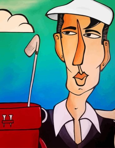 Golfing Scene Paint By Numbers