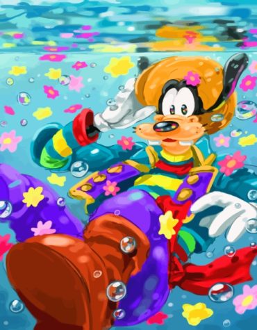 Goofy Cartoon Magic Paint By Numbers