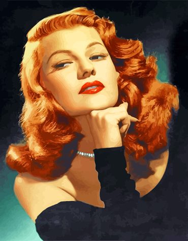 Rita Hayworth Biography Paint By Numbers