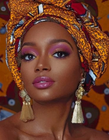 Gorgeous African Girl Paint By Numbers