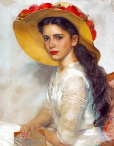 Glamorous Vintage Woman Paint By Numbers