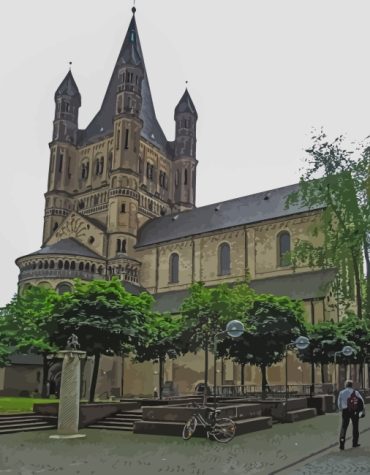 Cologne Architecture Masterpiece Paint By Numbers