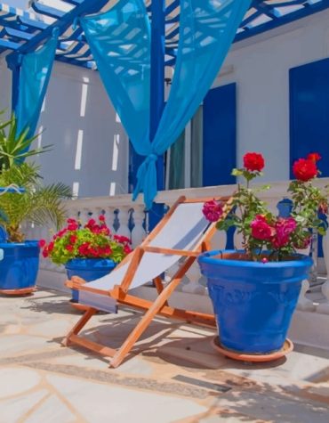 Greek Garden House Paint By Numbers