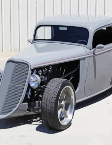 Classic 33 Ford Grey Paint By Numbers