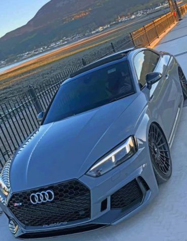 Grey Audi RS5 Sports Car Paint By Numbers