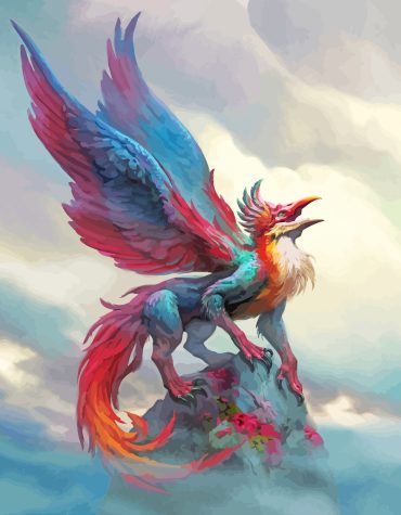 Mythical Griffin Art Paint By Numbers