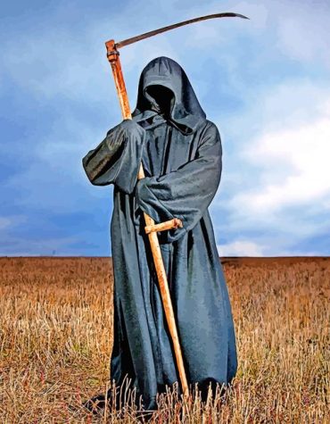 Grim Reaper Fantasy Paint By Numbers