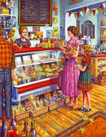 Grocery Shopping Experience Paint By Numbers