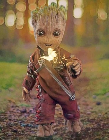 Groot Fire Butterfly Nature Paint By Numbers