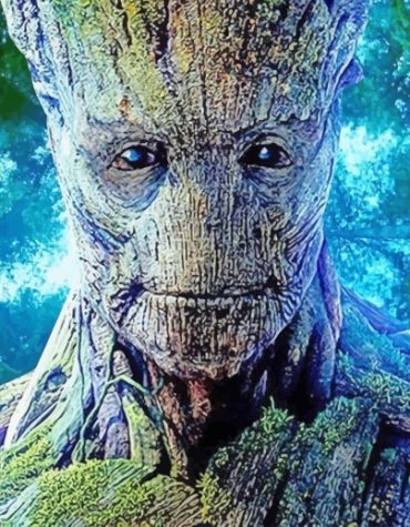 Groot Guardians Art Paint By Numbers