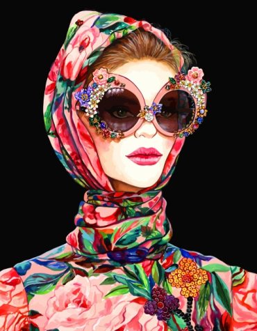 Elegant Gucci Woman Paint By Numbers