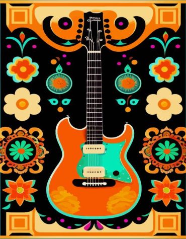 Guitar Instrument Paint By Numbers