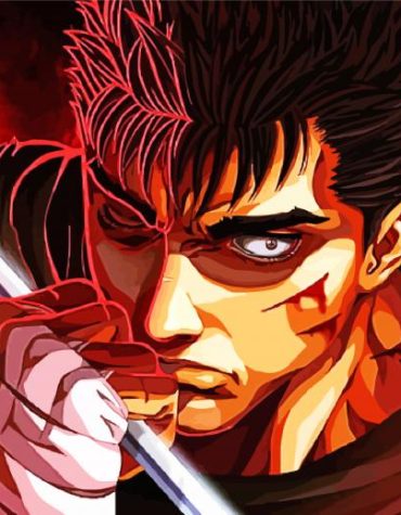 Guts Berserk Paint By Numbers