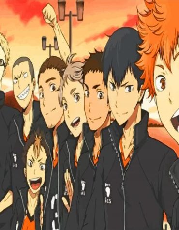 Hinata Haikyuu Anime Paint By Numbers