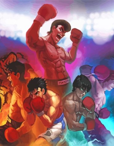 Hajime No Ippo Manga Paint By Numbers