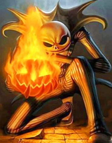 Scary Halloween Pumpkins Paint By Numbers