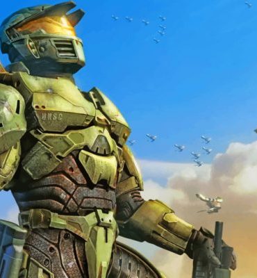 Master Chief Halo Experience Paint By Numbers