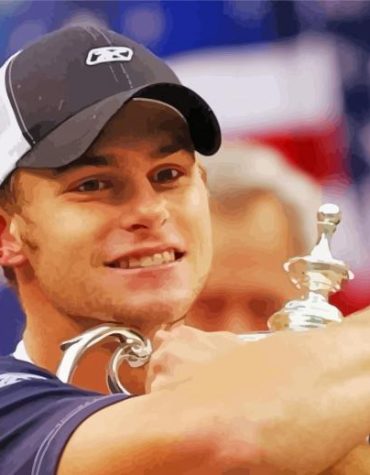 Andy Roddick Tennis Star Paint By Numbers