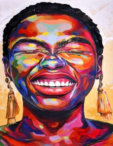Joyful African Woman Paint By Numbers
