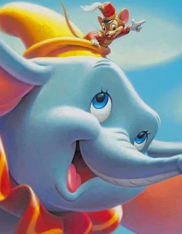 Happy Dumbo Elephant Paint By Numbers