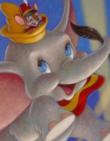 Happy Dumbo Elephant Paint By Numbers
