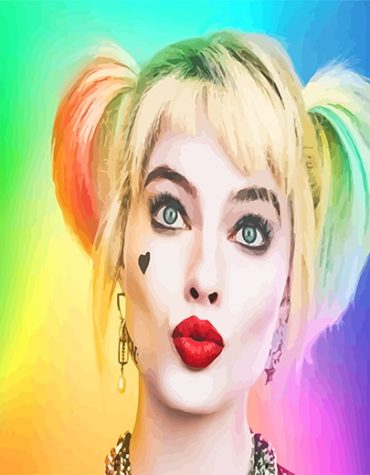 Harley Quinn Vibrant Style Paint By Numbers