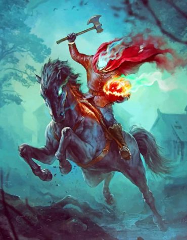 Headless Horseman Fantasy Paint By Numbers