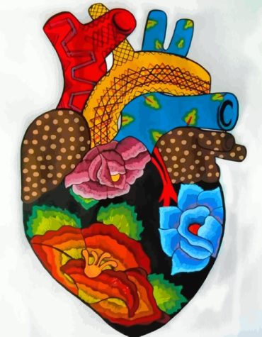 Heart Folk Expression Paint By Numbers