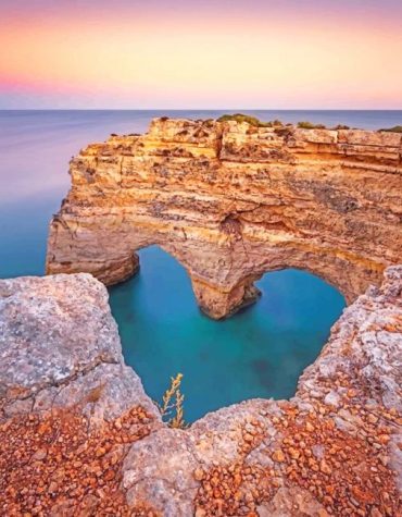 Algarve Beach Scene Paint By Numbers