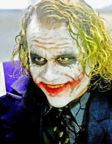 Heath Ledger Joker Portrait Paint By Numbers