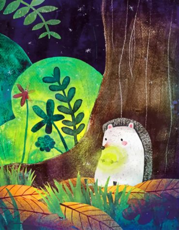 Easy Hedgehog Animals Paint By Numbers