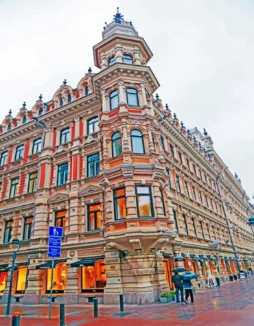 Helsinki Cityscape Paint By Numbers