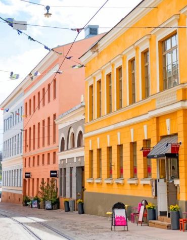 Helsinki Cityscape Paint By Numbers