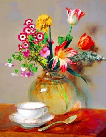 Fantin Latour Floral Still Life Paint By Numbers