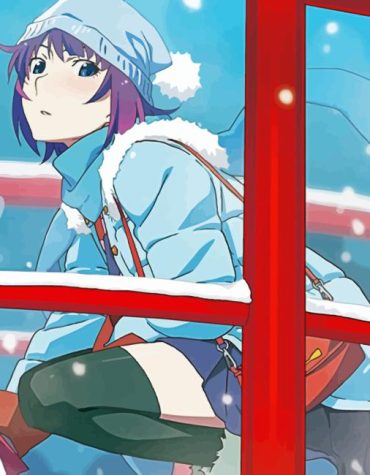 Hitagi Senjougahara Anime Scene Paint By Numbers