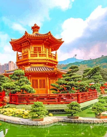 Explore Hong Kong Sights Paint By Numbers