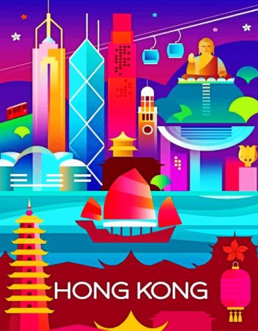 Hong Kong Skyline Paint By Numbers