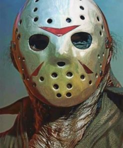Jason Voorhees Horror Paint By Numbers