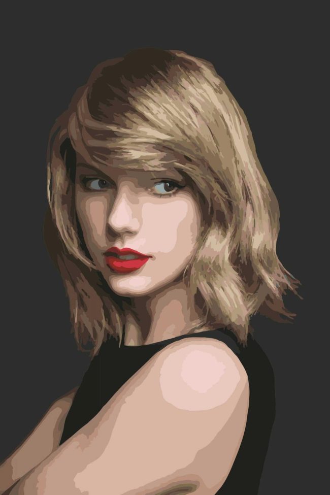 Taylor Swift Celebrity Paint By Numbers