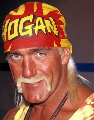 Hulk Hogan Wrestling Icon Paint By Numbers