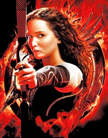 Jennifer Lawrence Hunger Games Paint By Numbers