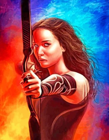 Jennifer Lawrence Hunger Games Paint By Numbers