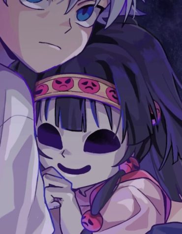 Killua Zoldyck and Neferpitou Hunter x Hunter Paint By Numbers