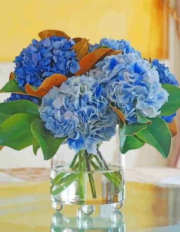 Hydrangea Flowers Bliss Paint By Numbers