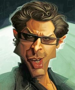 Jeff Goldblum Character Paint By Numbers
