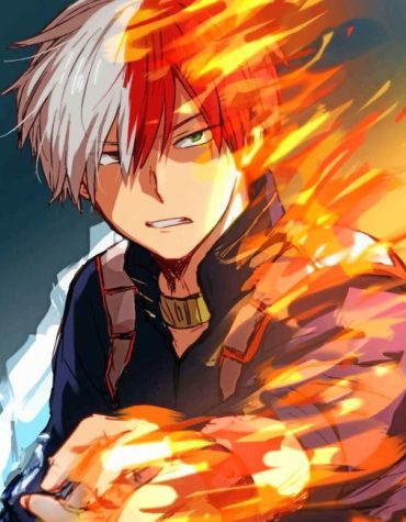 Shoto Todoroki Anime Paint By Numbers