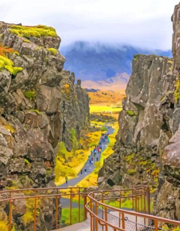 Thingvellir National Park Iceland Paint By Numbers