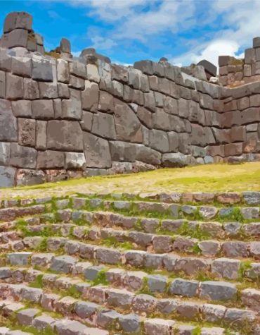 Inca Civilization Monuments Paint By Numbers