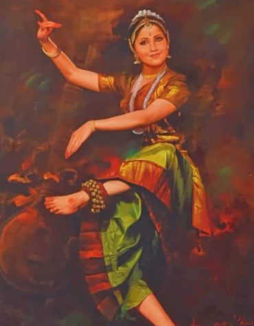 Indian Woman Culture Dance Paint By Numbers